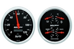 2 PC. GAUGE KIT, 5" QUAD & SPEEDOMETER, 240-33 Ω, DESIGNER BLACK